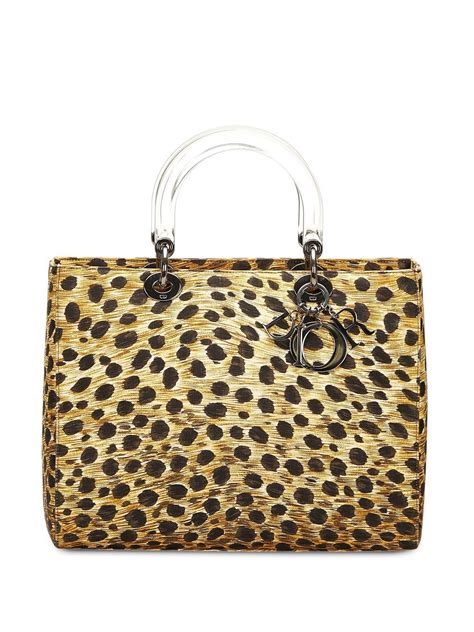 dior cheetah bag|dior carryall tote.